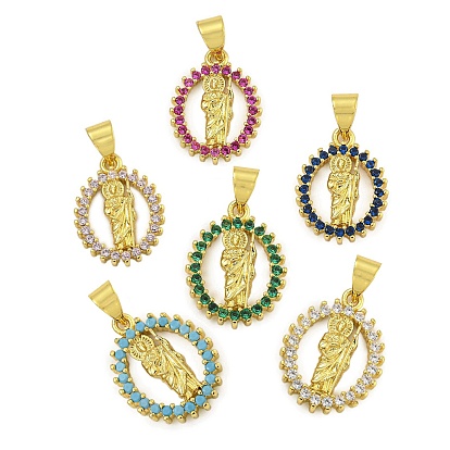 Стойка металлическая латунная микропрофилированная кубическая циркония подвески, долговечный, без кадмия и без свинца, реальный 18 k позолоченный, плоский круглый с королем