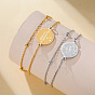 Religion 304 Stainless Steel Saint Francis of Assisi Medal Charm Bracelets