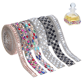 6 ярды 6 стили блестки стекло горячая фиксация стразы, термоклей на спине, горный хрусталь, аксессуары для костюма