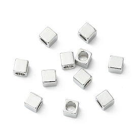 SHEGRACE Brass Beads, Cadmium Free & Nickel Free & Lead Free, Cube