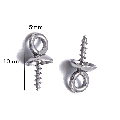 Скобы для крепления колышков из нержавеющей стали, за половину пробурено бисера