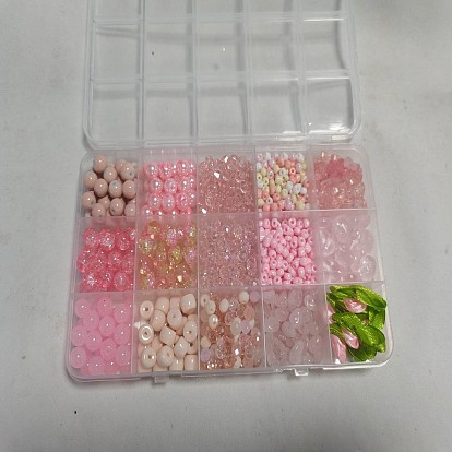Kits de fabrication de bijoux en perles de verre à faire soi-même