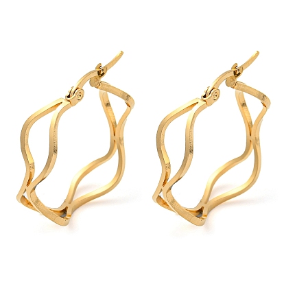 Вакуумное покрытие pvd 202 серьги-кольца из нержавеющей стали, с 304 штифтов из нержавеющей стали, кольцо