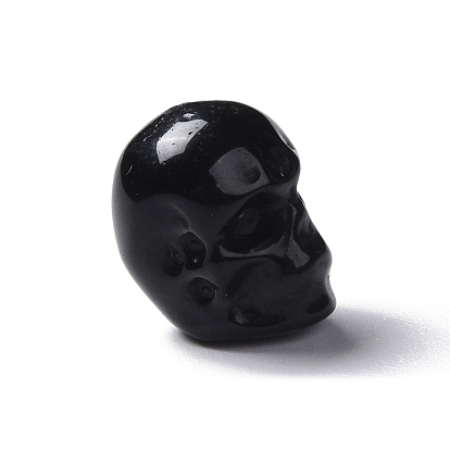 Natural Obsidian Beads, Skull