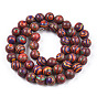 Round Dyed Gemstone Beads Strands