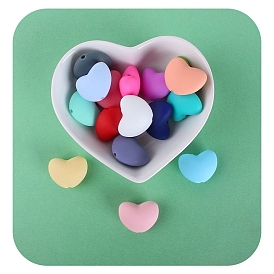 Silicone Beads, DIY Nursing Necklaces Making, Heart