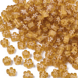 Des billes de verre, fleur