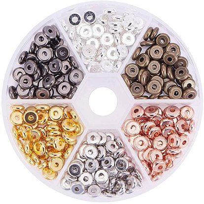 Spacer бисер латунные, плоско-круглые