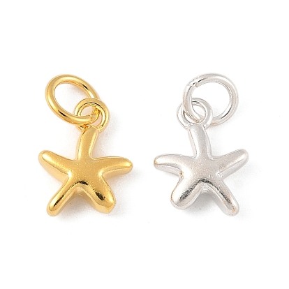 925 подвески в виде морской звезды из стерлингового серебра с соединительными кольцами