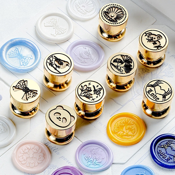 Сургучная печать латунная головка штампа, для сургучной печати