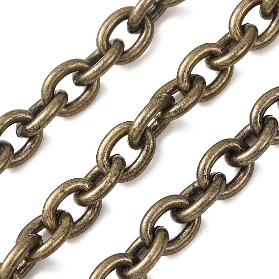 304 Stainless Steel Cable Chains, Unwelded, with Spool