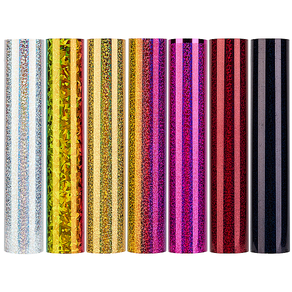 Benecreat 7 листы 7 цветные виниловые листы с лазерной теплопередачей, для футболки, украшения одежды ткани, прямоугольные