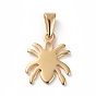 Pendentifs en acier inoxydable, araignée