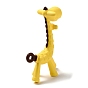 Giraffe Food Grade Eco-Friendly Silicone Pendants, Chewing Beads For Teethers, DIY Nursing Necklaces Making