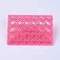 Food Grade Plastic Cookie Printing Moulds, DIY Biscuit Baking Tool, Square