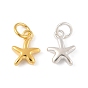 925 подвески в виде морской звезды из стерлингового серебра с соединительными кольцами
