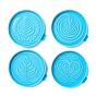 Silicone Cup Mat Molds, Resin Coaster Molds, for UV Resin & Epoxy Resin Craft Making, Flat Round