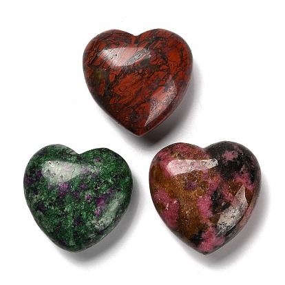 Украшения в виде сердца из натурального драгоценного камня, украшение домашнего офиса