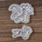 DIY Silicone Pendant Molds, Horse, Resin Casting Molds, for UV Resin, Epoxy Resin Craft Making
