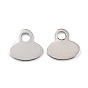 201 Stainless Steel Charms, Oval