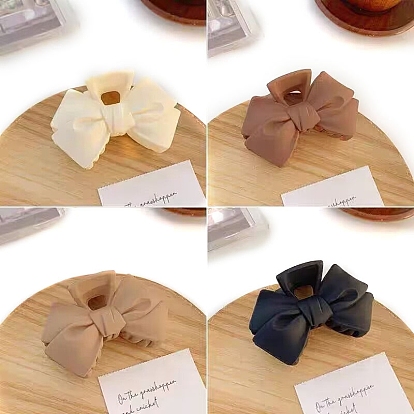 Заколки для волос с когтями из смолы, бантом