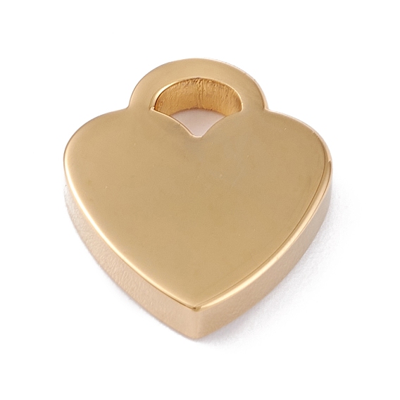 PVD Vacuum Plating 304 Stainless Steel Pendants, Heart