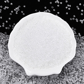 Прозрачные акриловые бусины, двухконусные, граненые