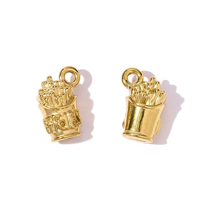 304 подвески из нержавеющей стали, чары из картофеля фри, зеркальная полировка, ионное покрытие (ip)