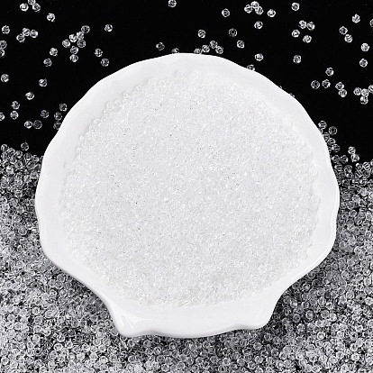 Прозрачные акриловые бусины, двухконусные, граненые