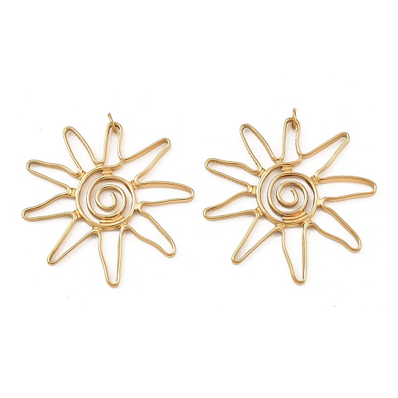 304 подвески из нержавеющей стали, очарование солнца, полый, ионное покрытие (ip), с целью перехода в кольце