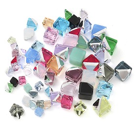 K9 Glass Imitation Austrian Crystal Beads, No Hole, Square