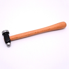 Молоток для чеканки железа, с деревянной ручкой