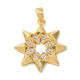 Colgantes de diamantes de imitación de bronce, encantos estrella