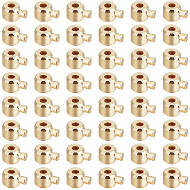100 шт. латунные обжимные бусины, долговечный, колонка