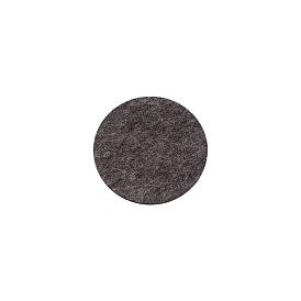 Flat Round Wool Felt Cup Mat, Self-adhesive Felt Coaster, for Drink with Holder