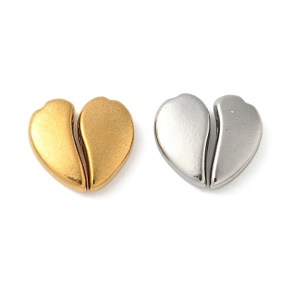 304 из нержавеющей стали бусы, ионное покрытие (ip), сердце