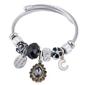 Metallic Waterdrop Pendant Bracelet: Chic, Versatile & Unique Accessory for B0707 Fashionistas!