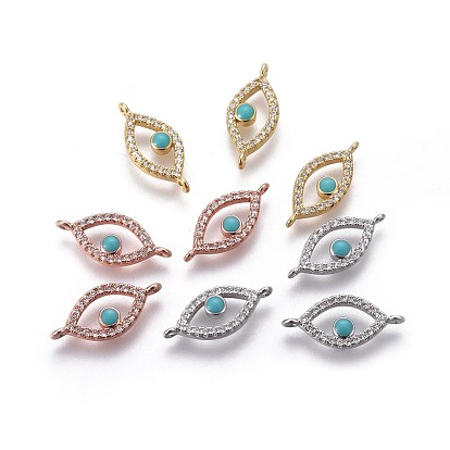 Латунные коннекторы, С эмалью и микропокрытием кубического диоксида циркония, долговечный, глаз