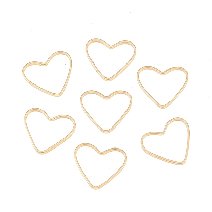 Латунные соединительные колечки, долговечный, сердце