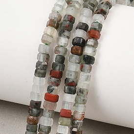 Природные африканские гелиотроп бисер пряди, граненые, шестиугольник