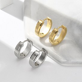 304 серьги из нержавеющей стали для женщин, с 316 ушными шпильками из хирургической нержавеющей стали, ионное покрытие (ip), кольцо