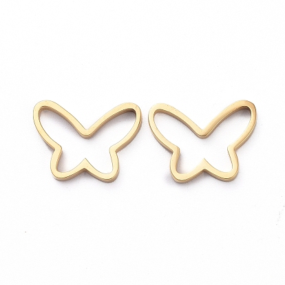 304 кольца из нержавеющей стали для изготовления ювелирных изделий, ручная полировка, бабочка