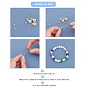 Unicraftale DIY Bead Making Kits, Including 304 Stainless Steel Beads Rhinestone Settings and Pointed Back Crystal Glass Rhinestone