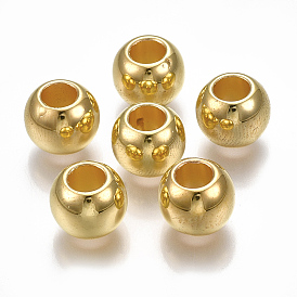 Ccb пластиковые европейские бусины, бусины с большим отверстием, рондель