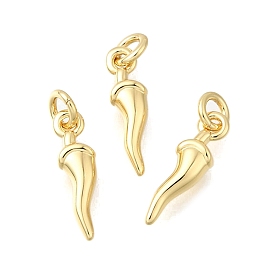 Латунные подвески, горячие прелести перец, стойки покрытие, прочное покрытие, без кадмия и без свинца, с целью перехода в кольце