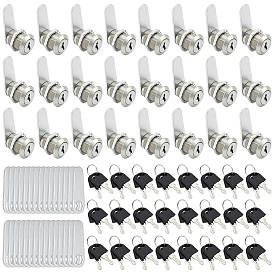 30 наборы замков и ключей из цинкового сплава, замок дверного шкафа