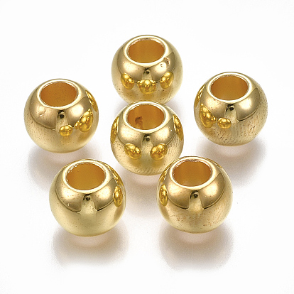 Ccb пластиковые европейские бусины, бусины с большим отверстием, рондель