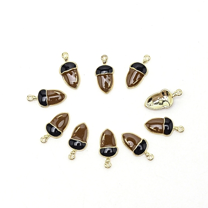 Цинкового сплава эмали прелести, золотой свет, желуди