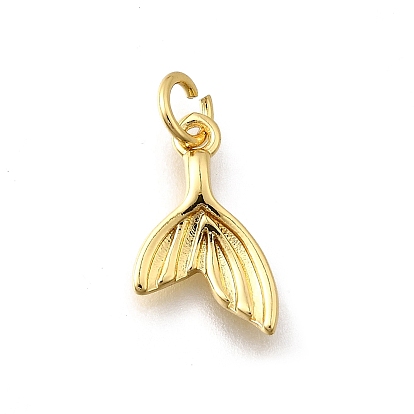 Латунные подвески, без кадмия, без никеля и без свинца, прелести рыбий хвост