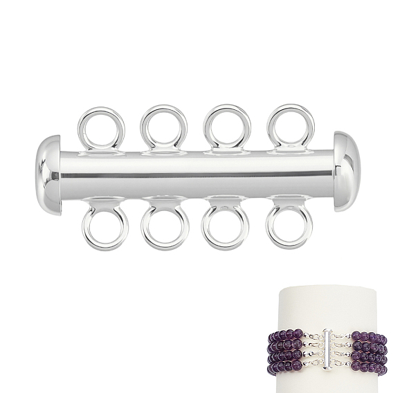 1 Комплект застежек-слайдеров из стерлингового серебра, пейот застежки